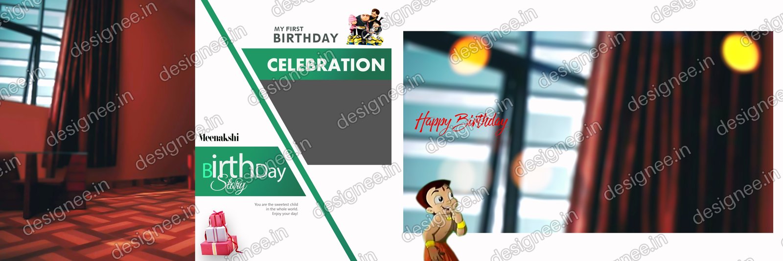 Preview of Birthday Album PSD (14)