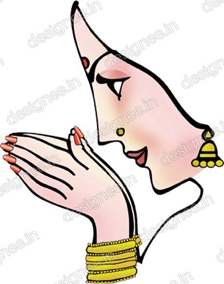 Preview of Vanakkam clip art