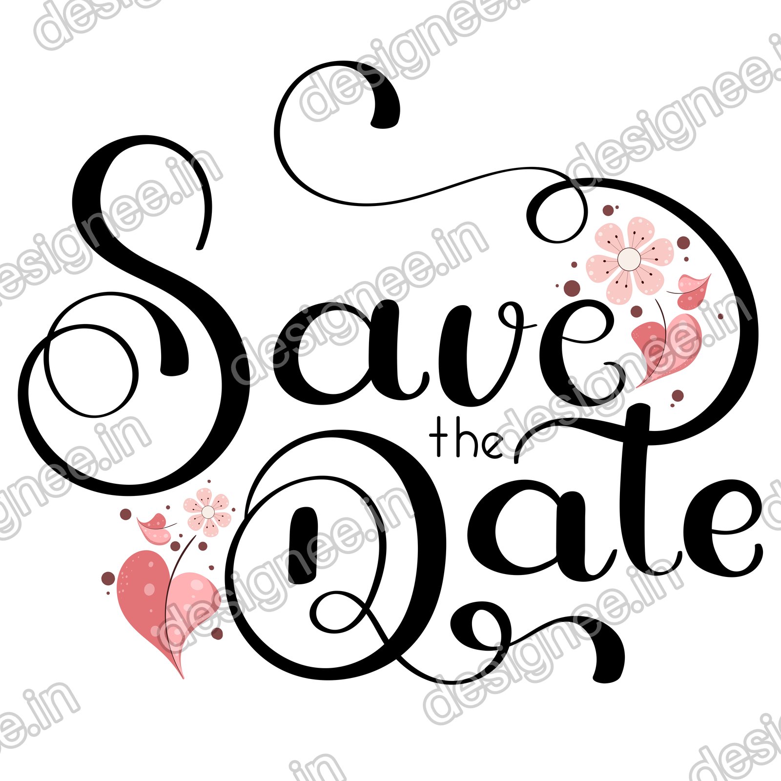 Preview of Save The Date PNG (9)