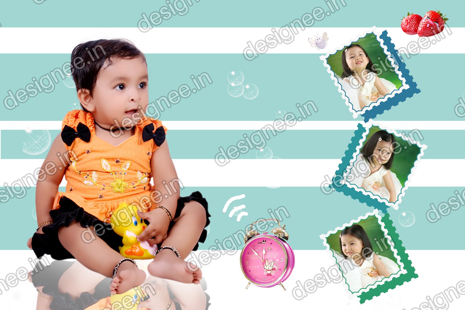 Preview of Birthday Album PSD (39)