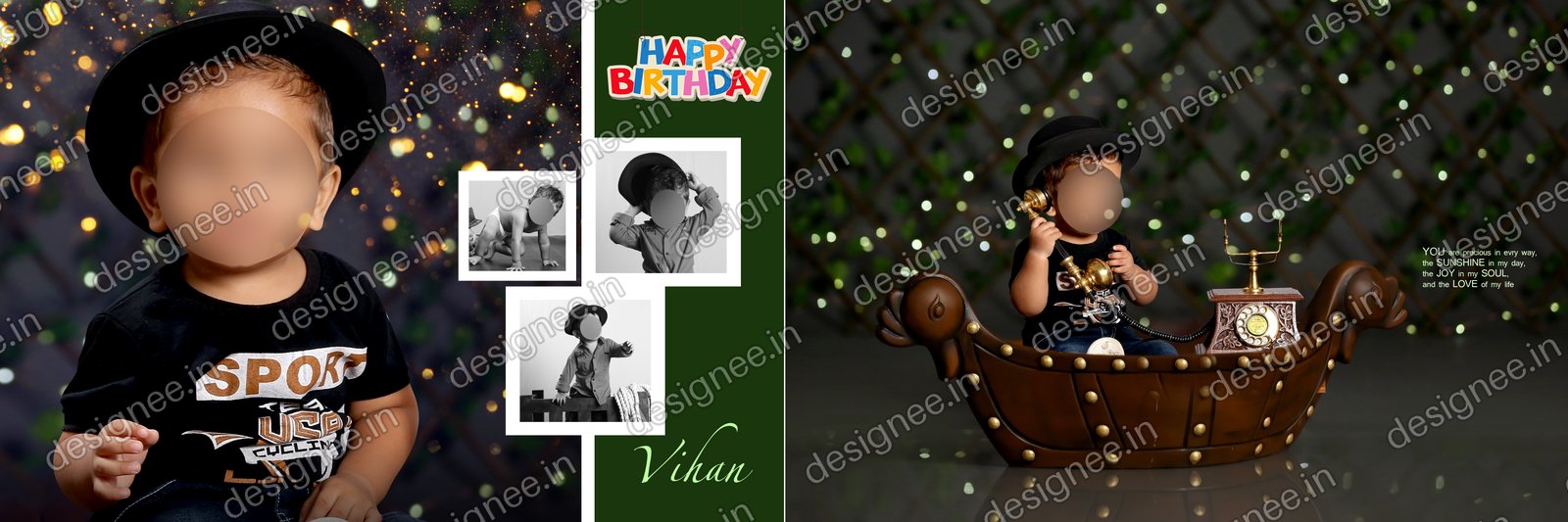 Preview of Birthday Album PSD (16)