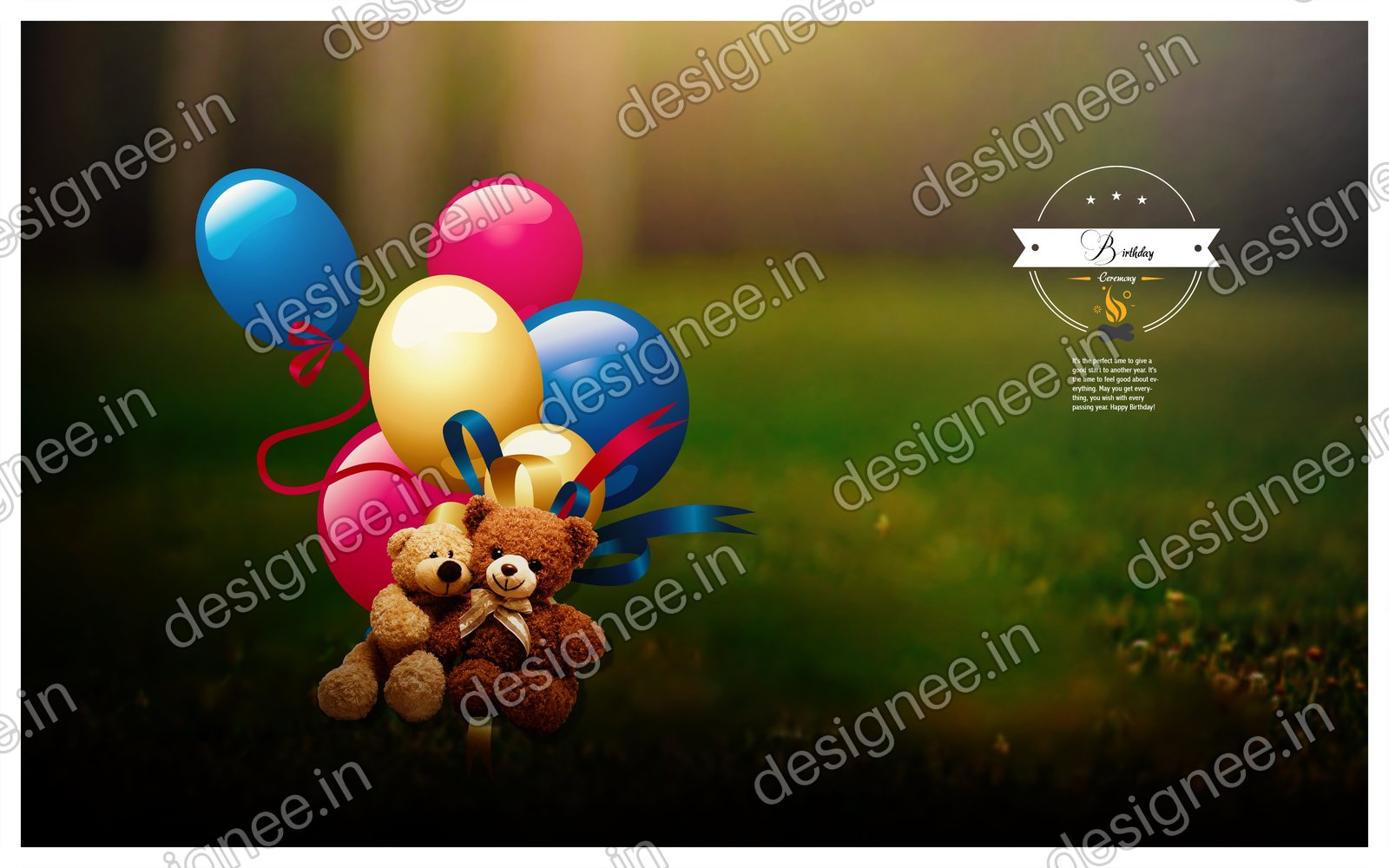Preview of Birthday Album PSD (107)
