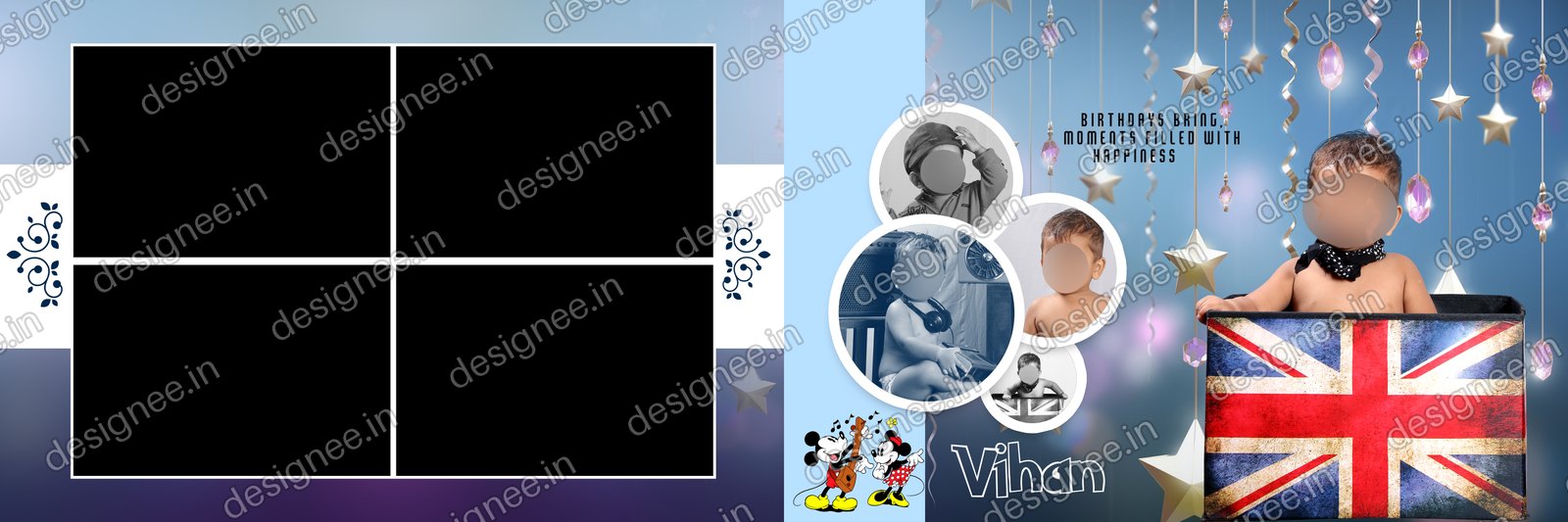 Preview of Birthday Album PSD (13)