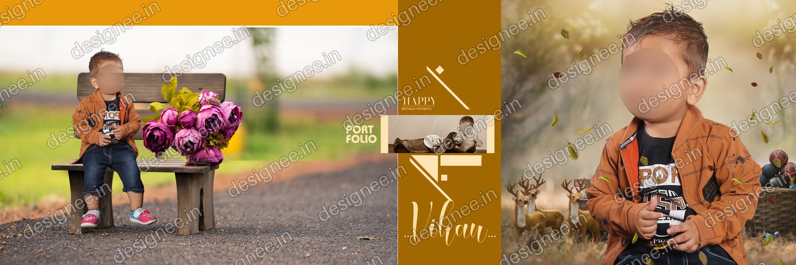 Preview of Birthday Album PSD (12)