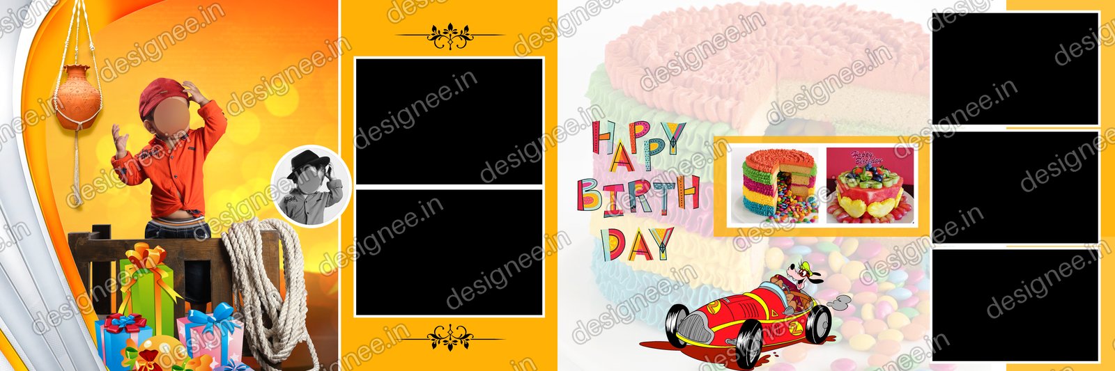 Preview of Birthday Album PSD (21)