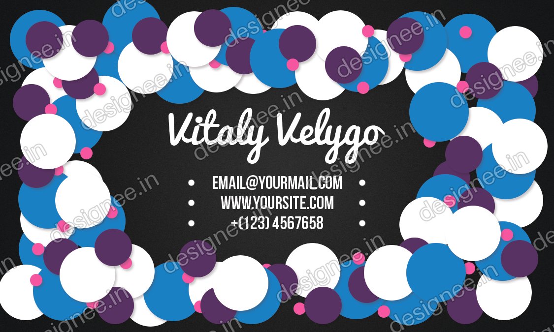 Preview of 94 VISITING CARDS (1173)