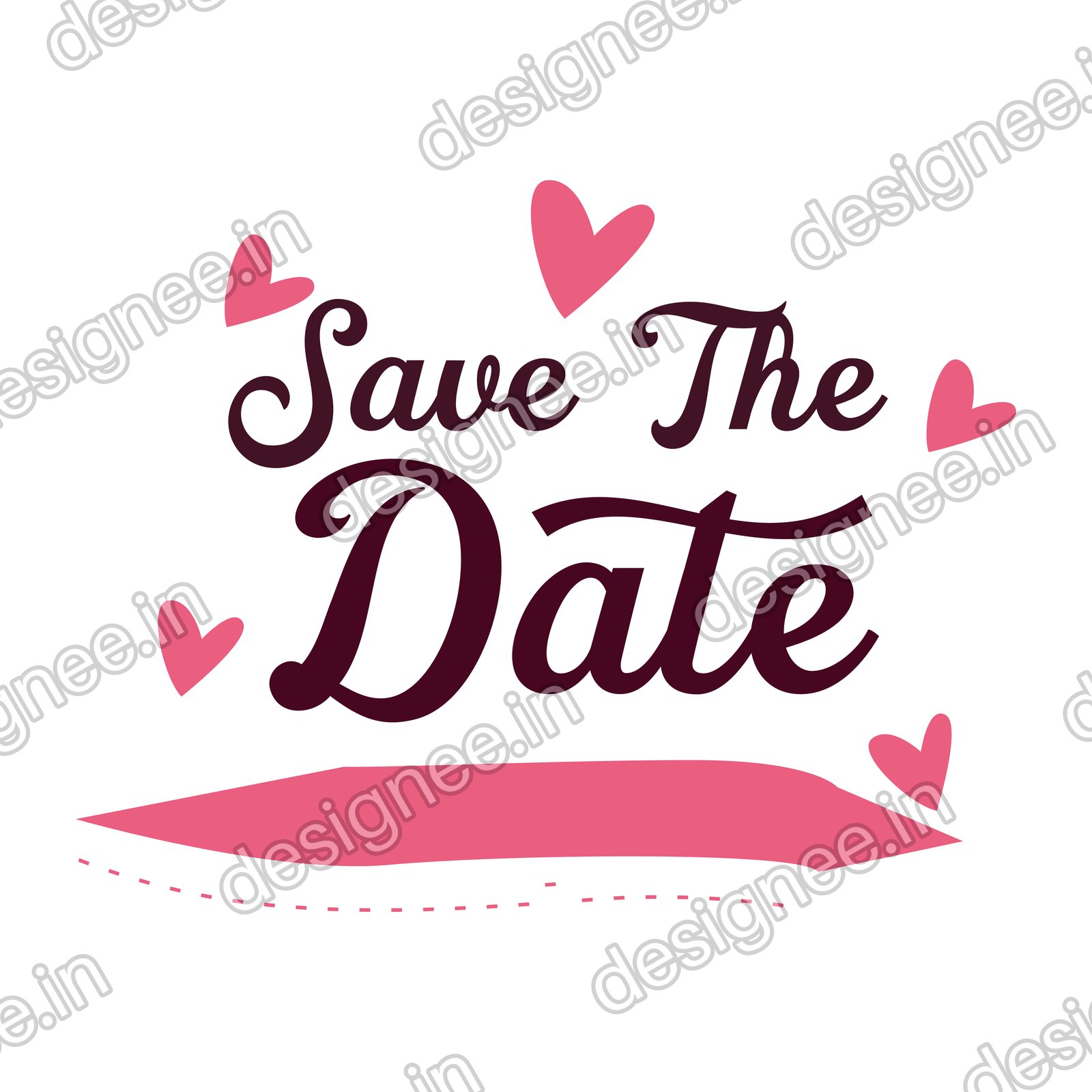 Preview of Save The Date PNG (8)