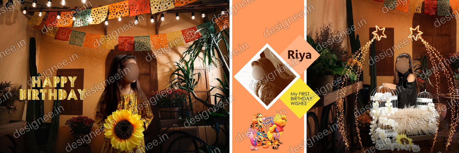 Preview of Birthday Album PSD (36)