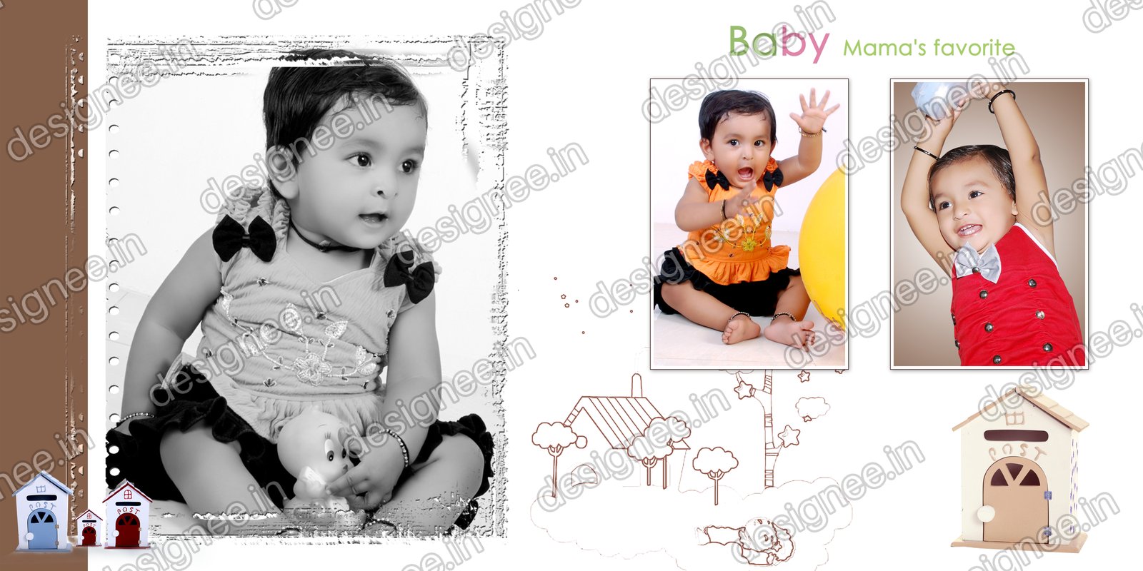 Preview of Birthday Album PSD (15)