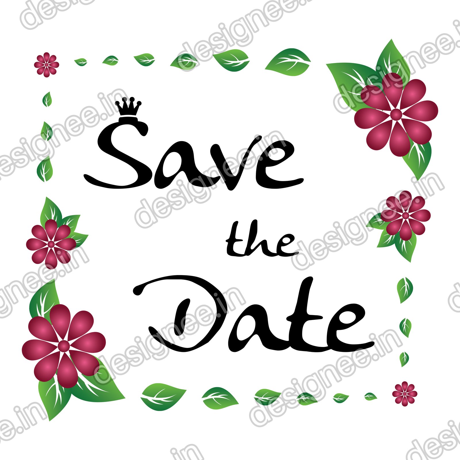 Preview of Save The Date PNG (6)